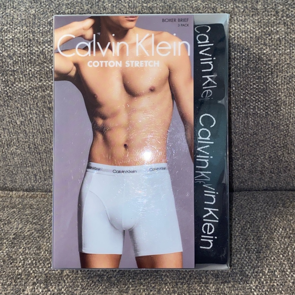 Calvin Klein Cotton Stretch Boxer Brief 3 Pack size XL
